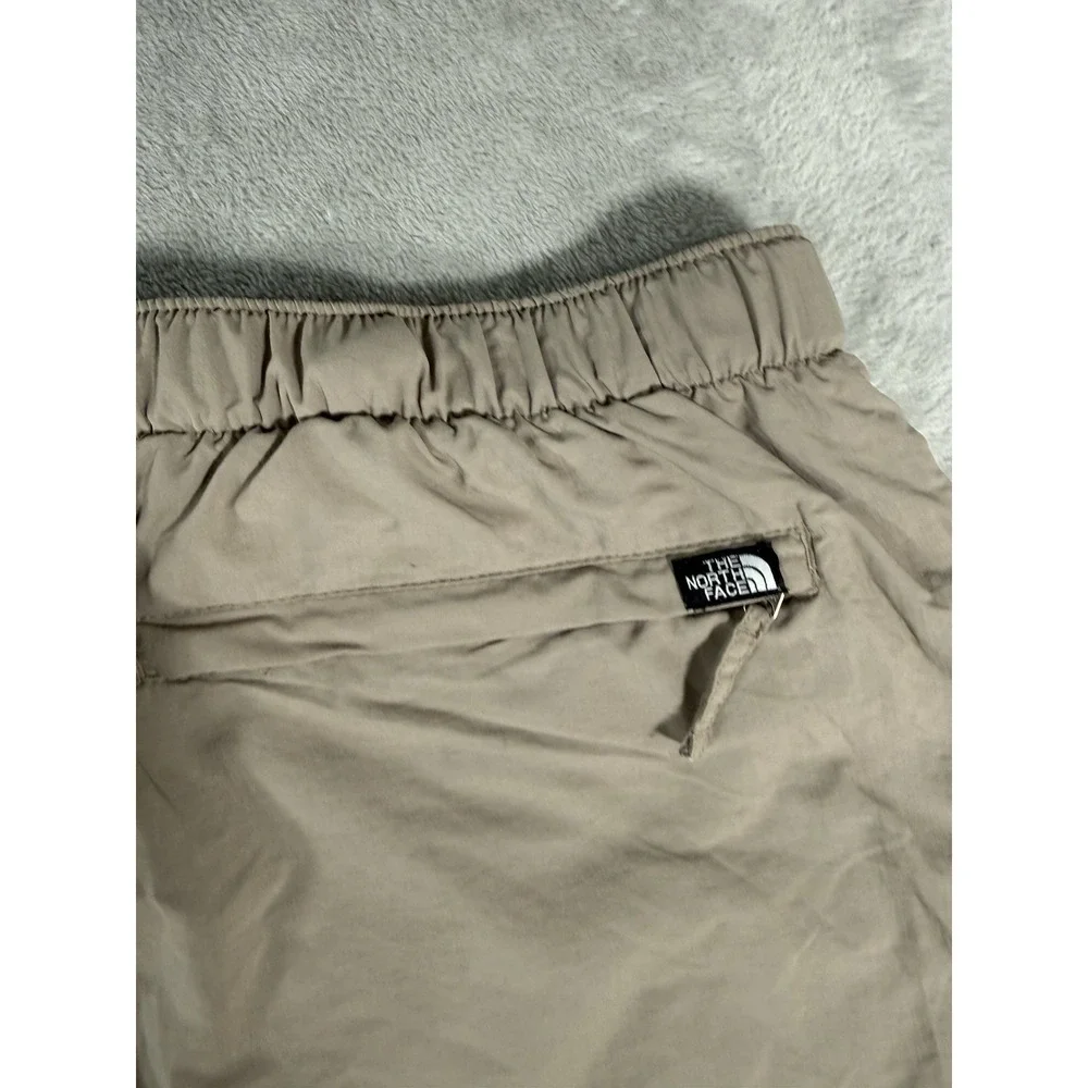 The North Face Shorts Mens Large Beige Belted Hiking Trail Outdoor